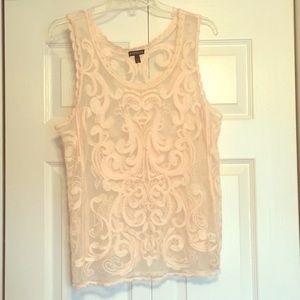Ivory Lace Tank